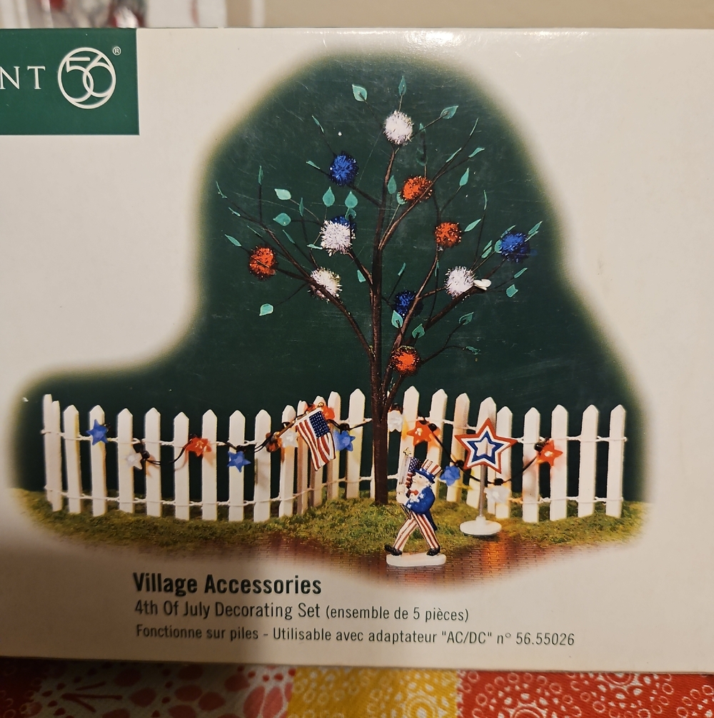 Department 56 Battery Operated 4th of July Decor Village Accessories - Picture 8 of 8